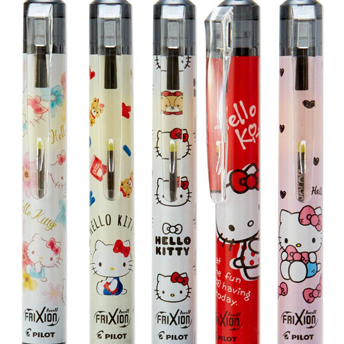 SANRIO Ballpoint Pen Frixion Set Of 5 Hello Kitty 0.5Mm- Japan Figure Store - #1 Bring To You The Best Japanese Goods