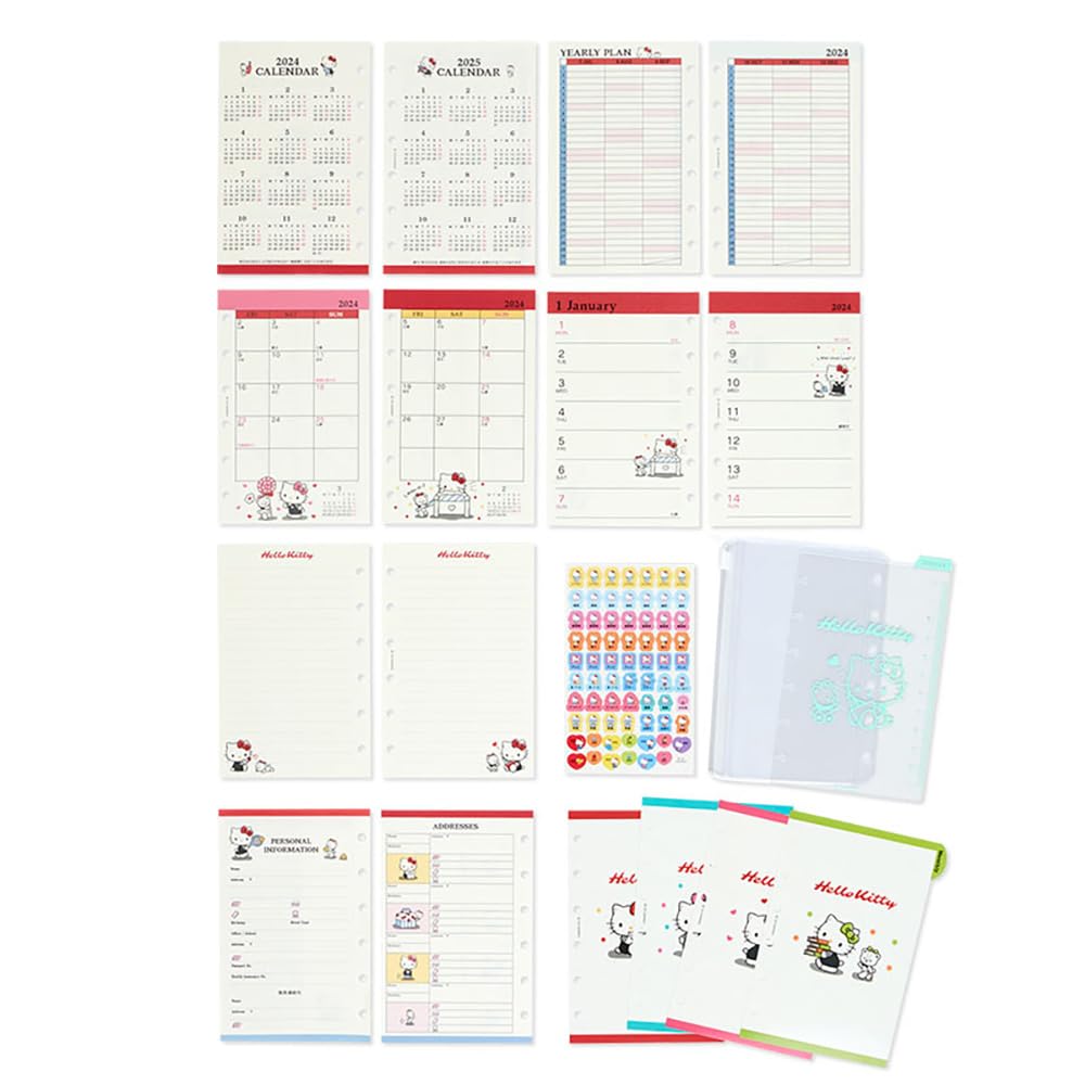 Sanrio Hello Kitty System Notebook 2024 704440 - Japan- Japan Figure Store - #1 Bring To You The Best Japanese Goods