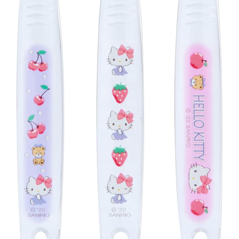 SANRIO Toothbrush Set 3 Pcs Hello Kitty- Japan Figure Store - #1 Bring To You The Best Japanese Goods