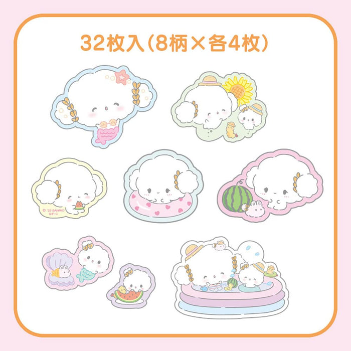 SANRIO Summer Sticker Pack Clear Cogimyun- Japan Figure Store - #1 Bring To You The Best Japanese Goods