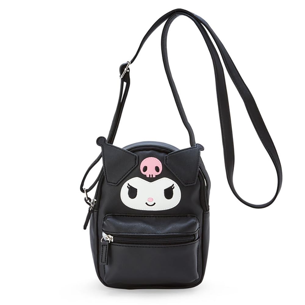 Sanrio Kuromi Face Shoulder Bag Japan 413551- Japan Figure Store - #1 Bring To You The Best Japanese Goods