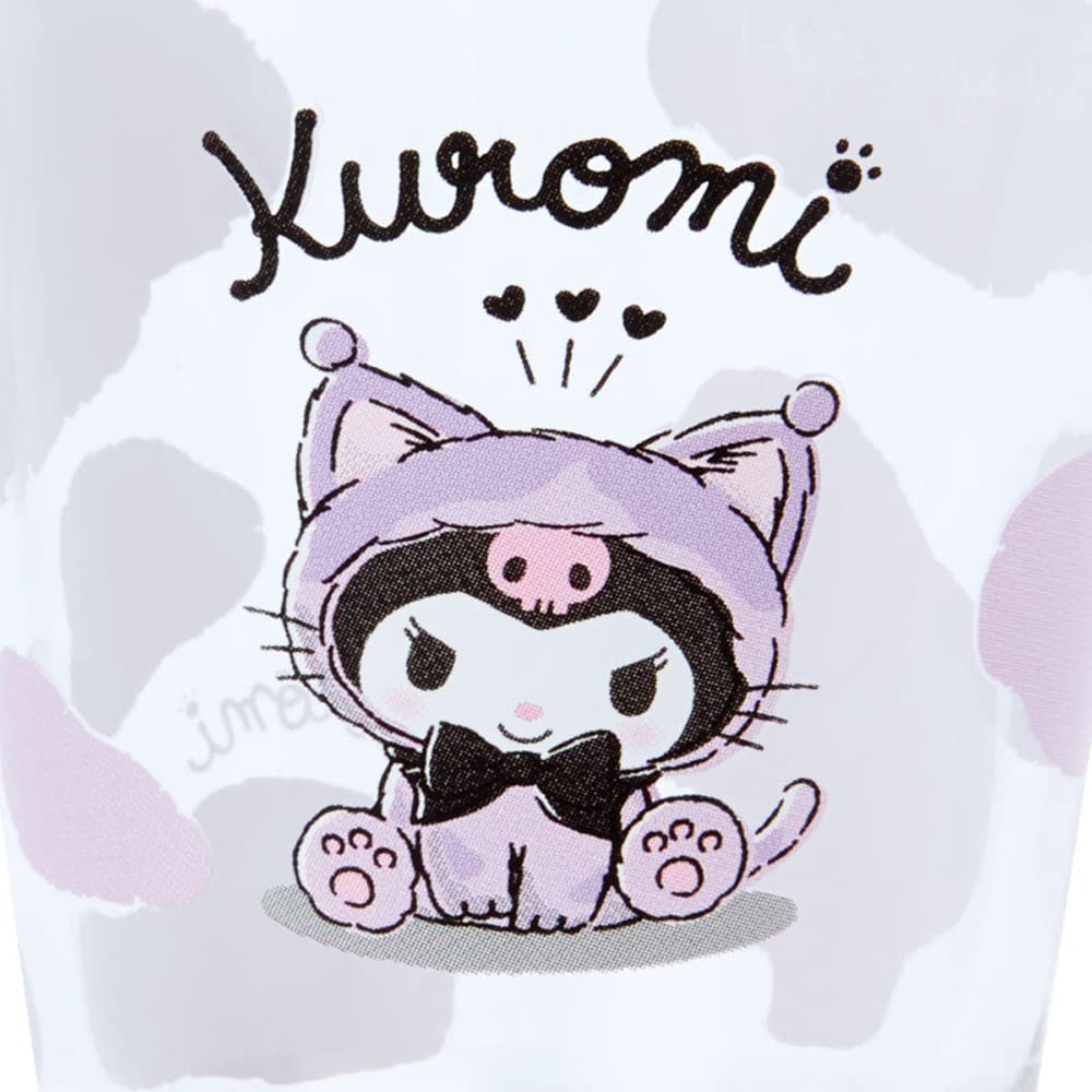 Sanrio Kuromi Glass 858854 Japan (Healing Cat)- Japan Figure Store - #1 Bring To You The Best Japanese Goods