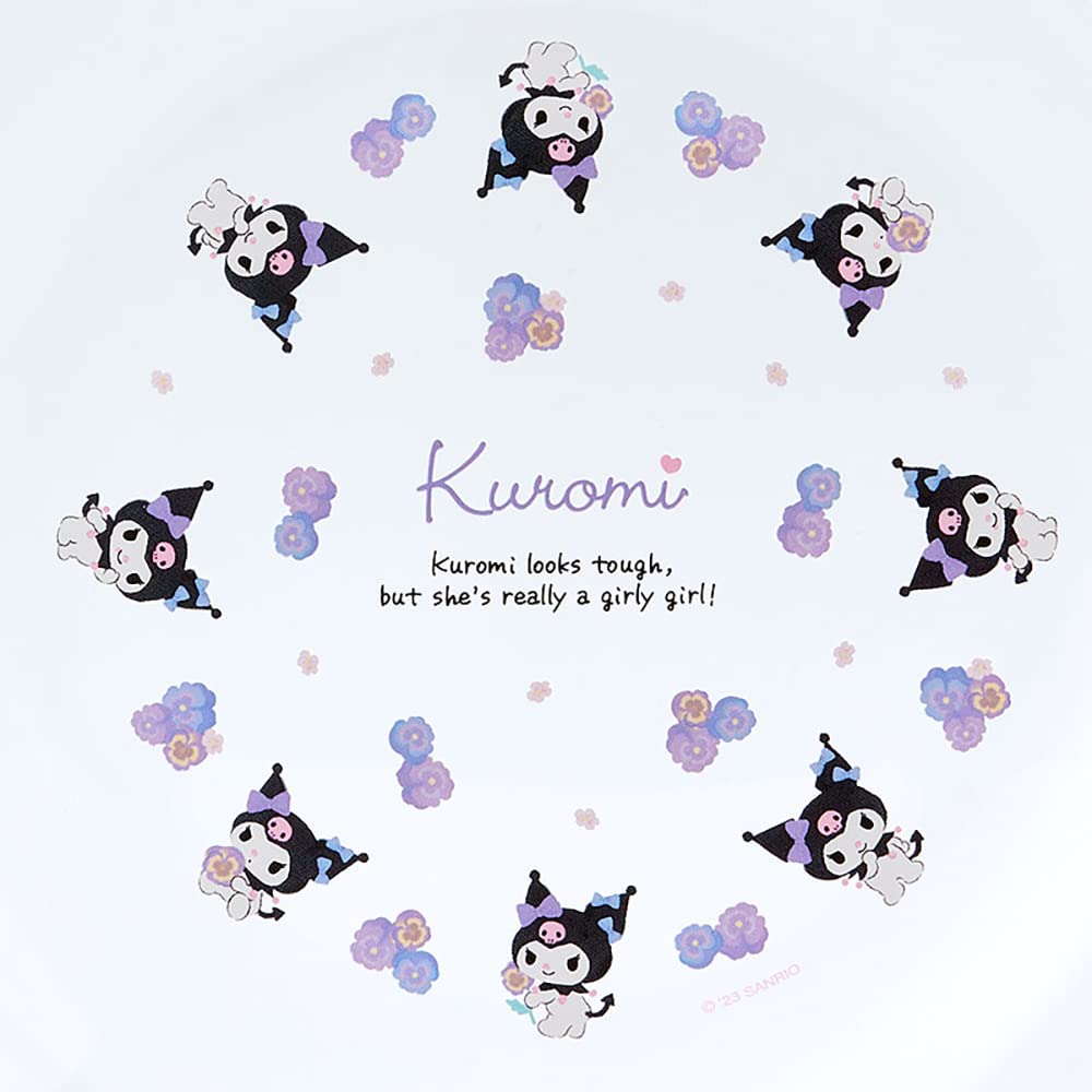 Sanrio Kuromi Glass Plate Made In Japan 080420- Japan Figure Store - #1 Bring To You The Best Japanese Goods