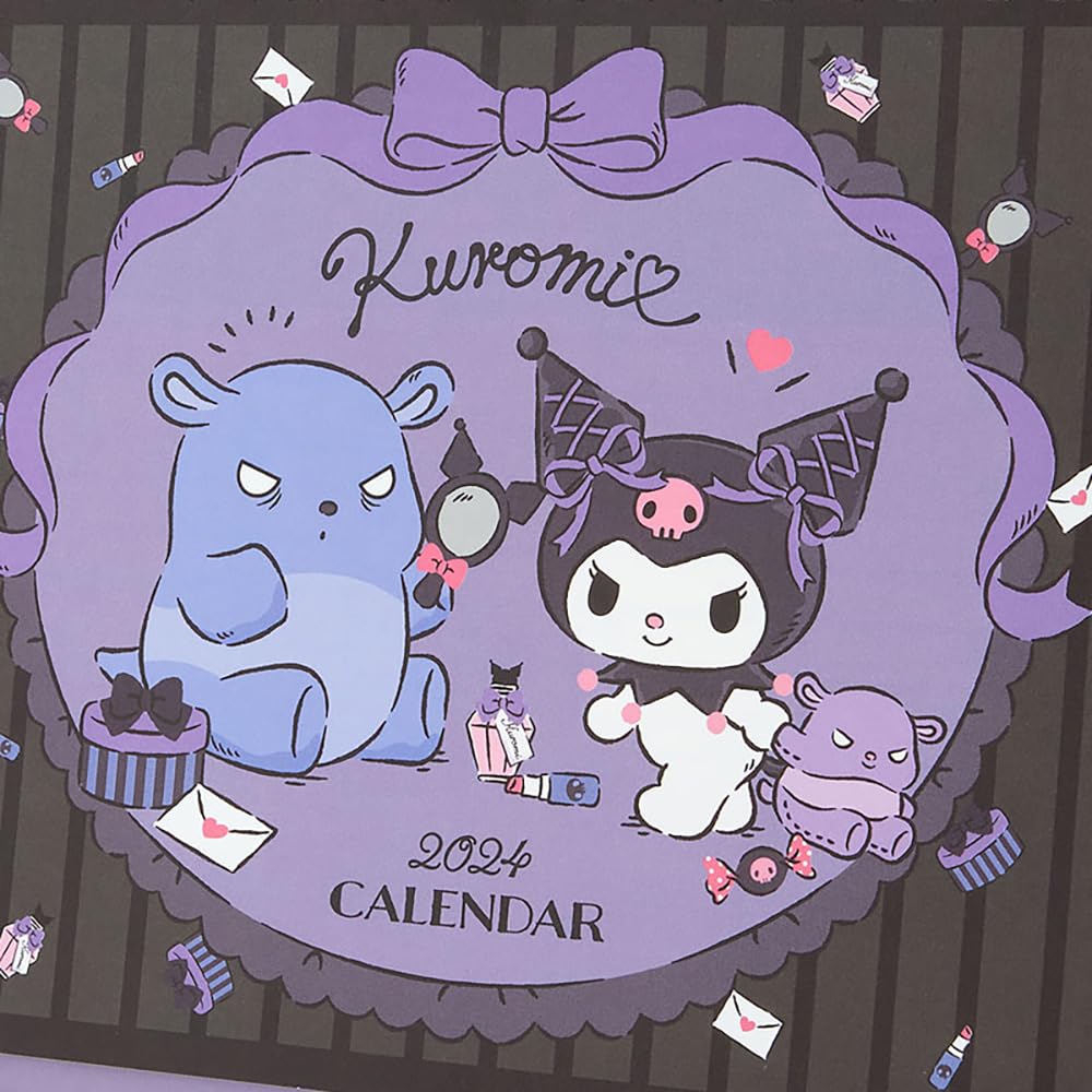 Sanrio Kuromi Japan Ring Calendar 2024 699934- Japan Figure Store - #1 Bring To You The Best Japanese Goods