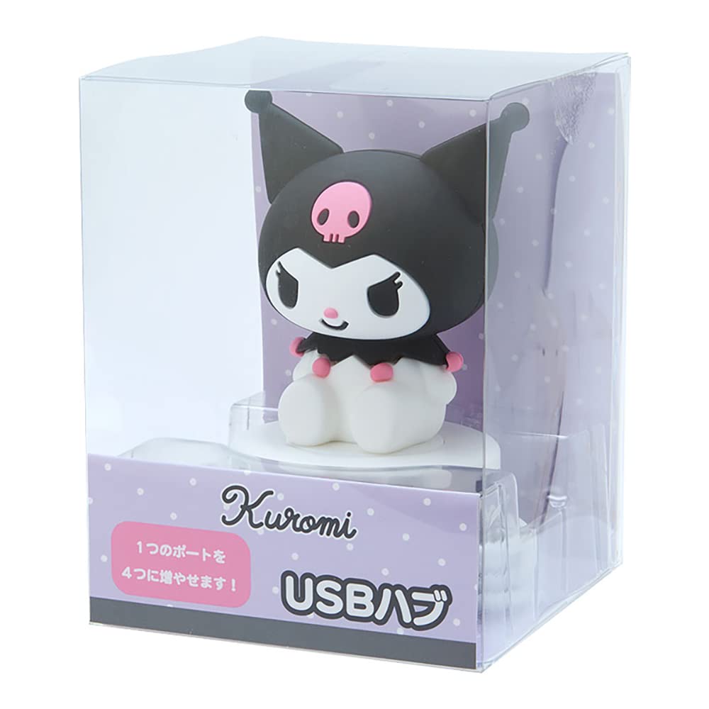 Sanrio 235695 Kuromi Usb Hub Kuromi Style Usb Hub Cute Usb Hub Made In Japan- Japan Figure Store - #1 Bring To You The Best Japanese Goods