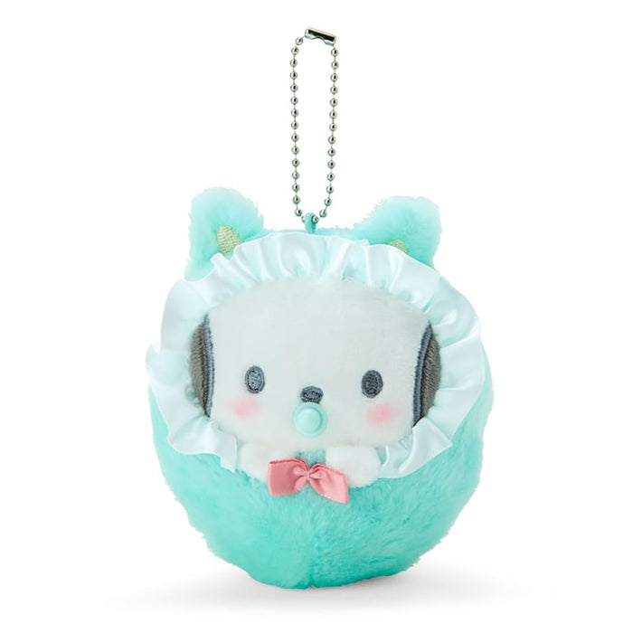 Sanrio Pochacco Mascot Holder 10x7.3x4cm Swaddle Baby 978787- Japan Figure Store - #1 Bring To You The Best Japanese Goods