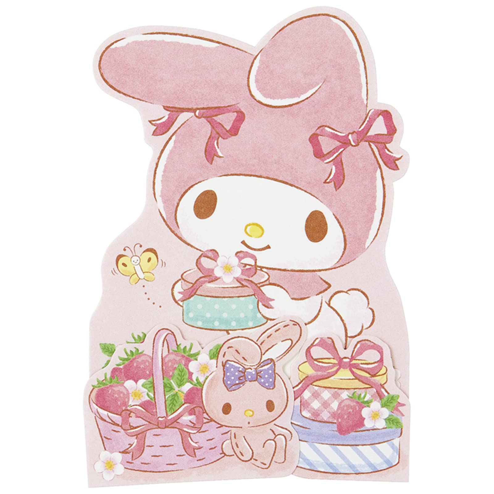 Sanrio My Melody Strawberry Greeting Card Mu131-3 Japan 732745 | International Shipping- Japan Figure Store - #1 Bring To You The Best Japanese Goods