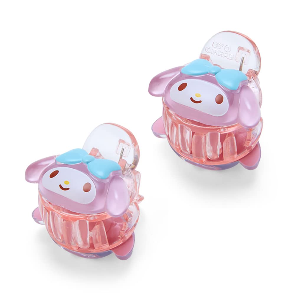 Sanrio My Melody Japan Clear Mini Hair Clip Set 703621- Japan Figure Store - #1 Bring To You The Best Japanese Goods