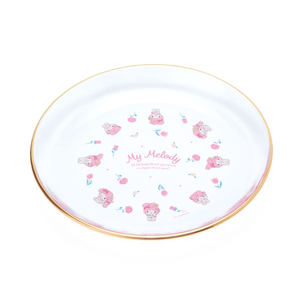 Sanrio My Melody Glass Plate From Japan 079812- Japan Figure Store - #1 Bring To You The Best Japanese Goods