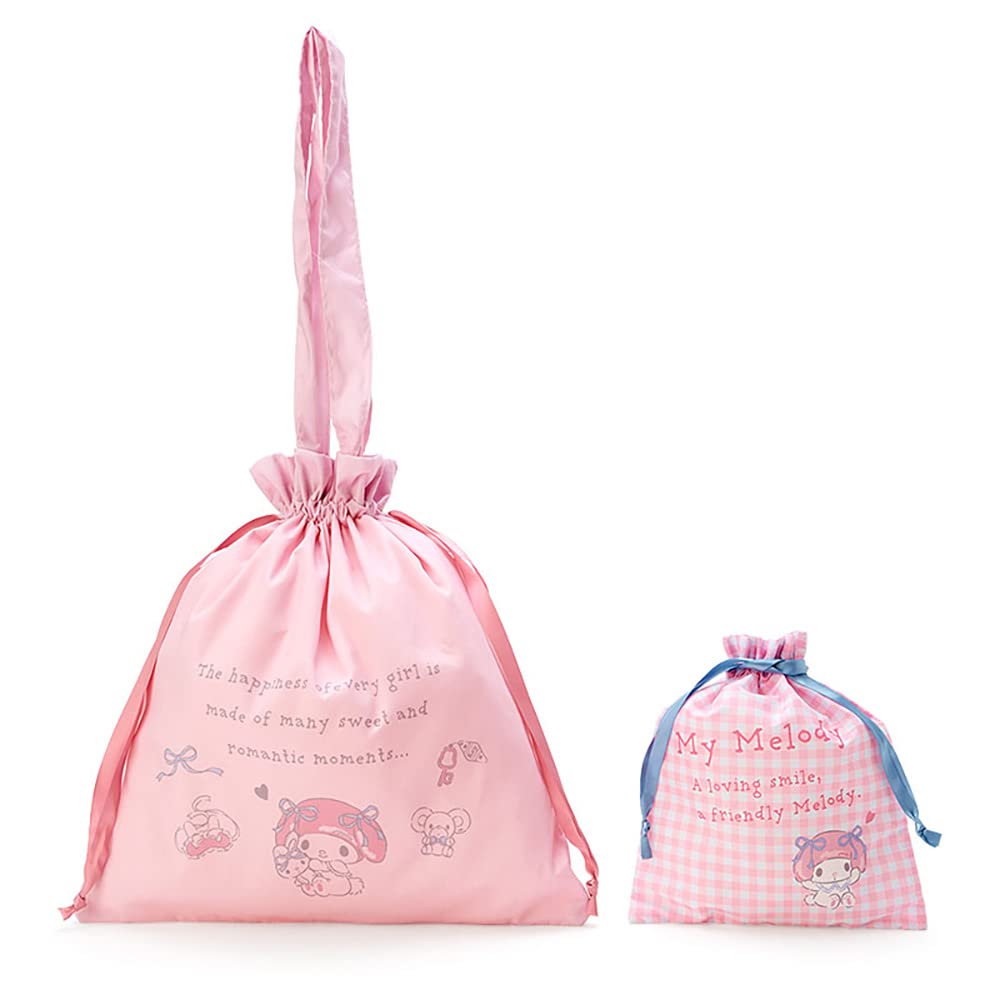 SANRIO Tote Bag & Drawstring Bag Set My Melody- Japan Figure Store - #1 Bring To You The Best Japanese Goods
