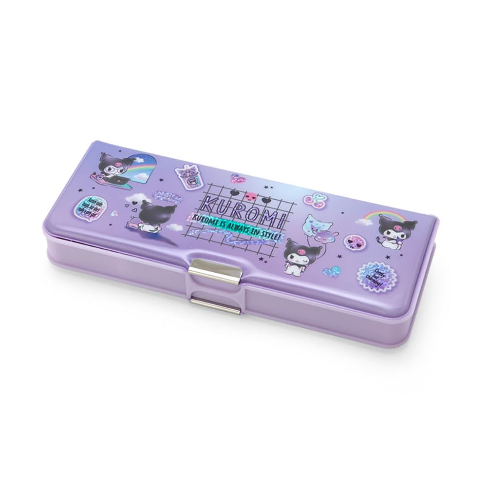 Sanrio Kuromi Pencil Case 22.2x8.8x2.8cm Kids 437468- Japan Figure Store - #1 Bring To You The Best Japanese Goods