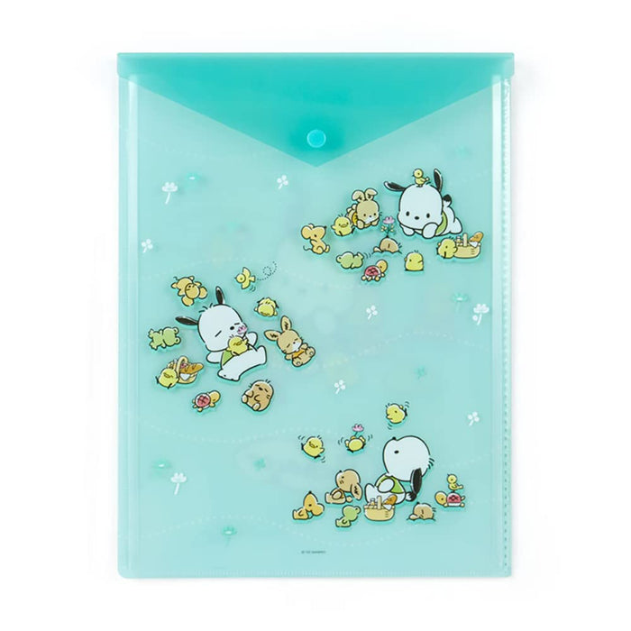 Sanrio 356999 Pochacco Pocket Clear File Japanese Clear File Folders Sanrio Pocket Clear File- Japan Figure Store - #1 Bring To You The Best Japanese Goods