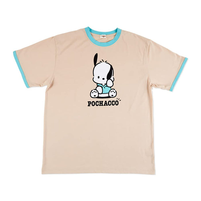 Sanrio Pochacco Ringer T-Shirt Japan 753441- Japan Figure Store - #1 Bring To You The Best Japanese Goods