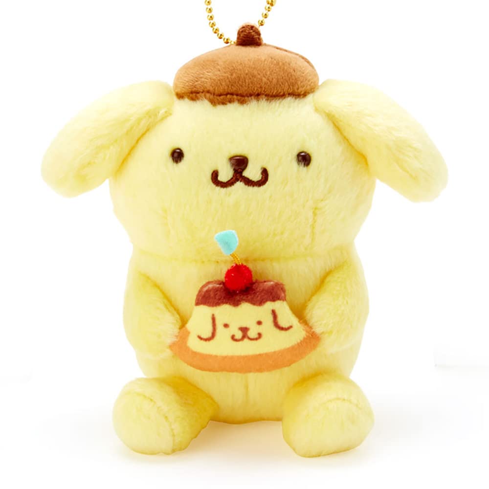 Sanrio Pompompurin Mascot Holder (Team Pudding) 124150- Japan Figure Store - #1 Bring To You The Best Japanese Goods