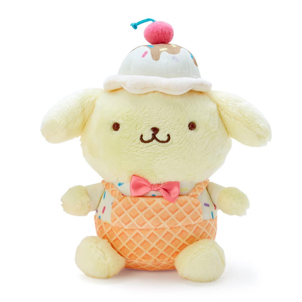 Sanrio Plush Toy Pompompurin / Ice Cream Parlor Japanese Cute Plush Toys Pompompurin Dolls- Japan Figure Store - #1 Bring To You The Best Japanese Goods