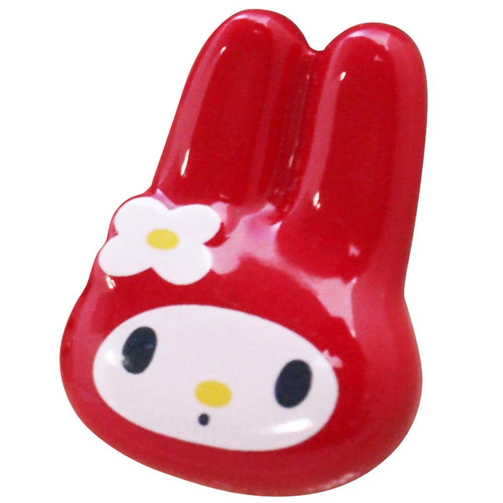 My Melody Face Chopstick Rest 4x3cm Sanrio Kaneshotouki Made in Japan 501512- Japan Figure Store - #1 Bring To You The Best Japanese Goods