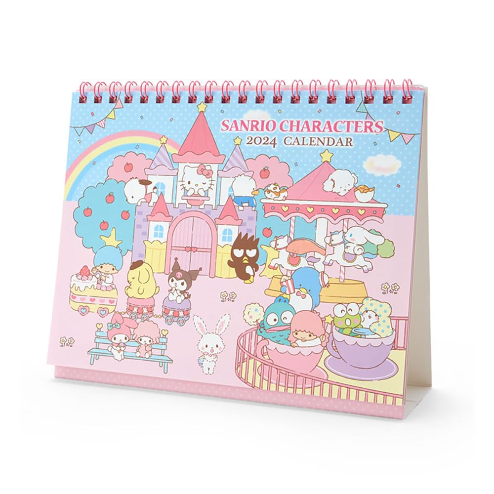 Sanrio Characters Ring Calendar 2024 - Official Japanese Calendar From Sanrio- Japan Figure Store - #1 Bring To You The Best Japanese Goods