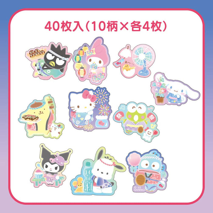 SANRIO Summer Sticker Pack Japanese Style SANRIO Characters- Japan Figure Store - #1 Bring To You The Best Japanese Goods
