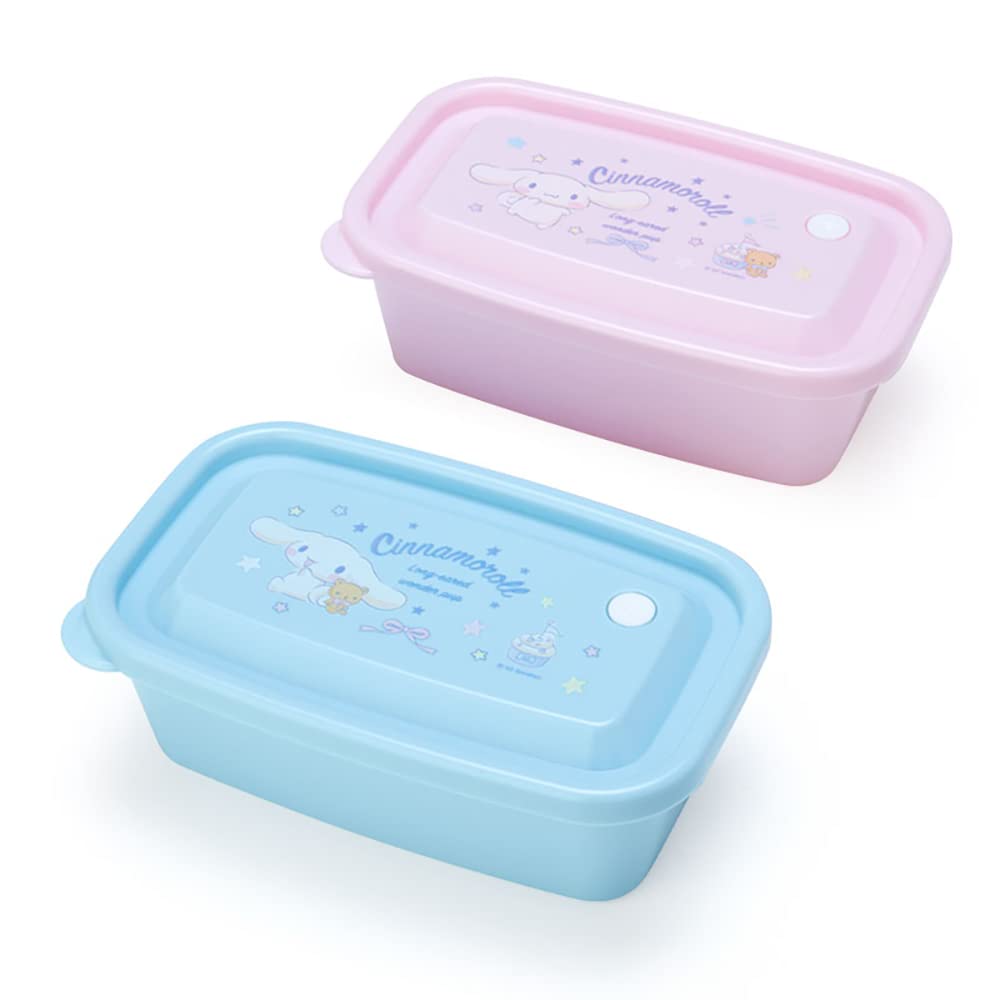 SANRIO Food Storage Container Cinnamoroll 2 Pcs- Japan Figure Store - #1 Bring To You The Best Japanese Goods