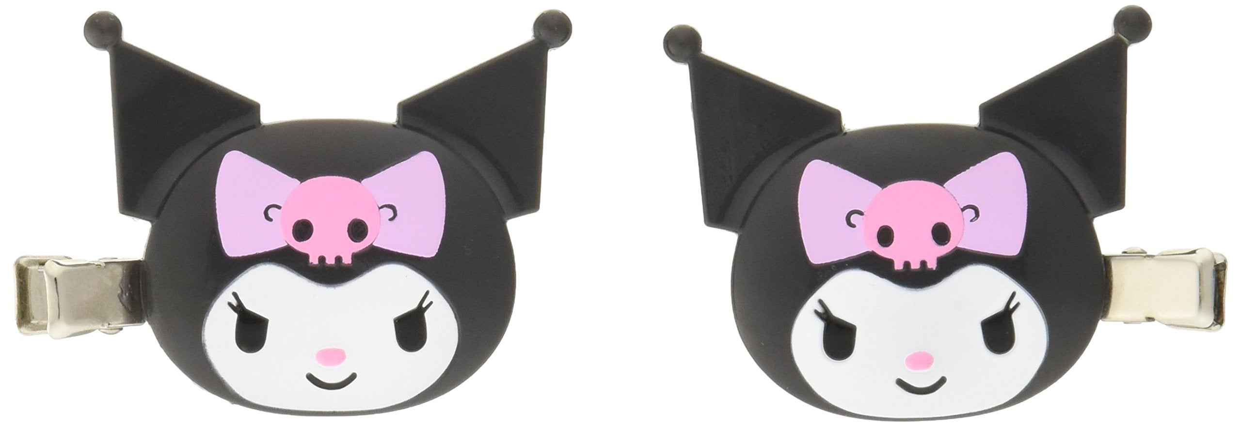 SANRIO Hair Clip Set 2 Pcs Kuromi- Japan Figure Store - #1 Bring To You The Best Japanese Goods