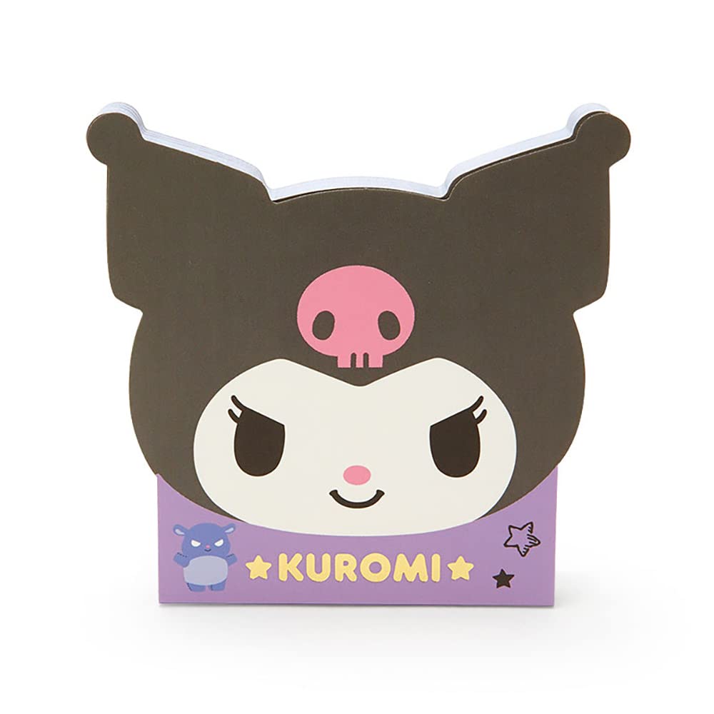 SANRIO Character Face Shaped Memo Kuromi- Japan Figure Store - #1 Bring To You The Best Japanese Goods