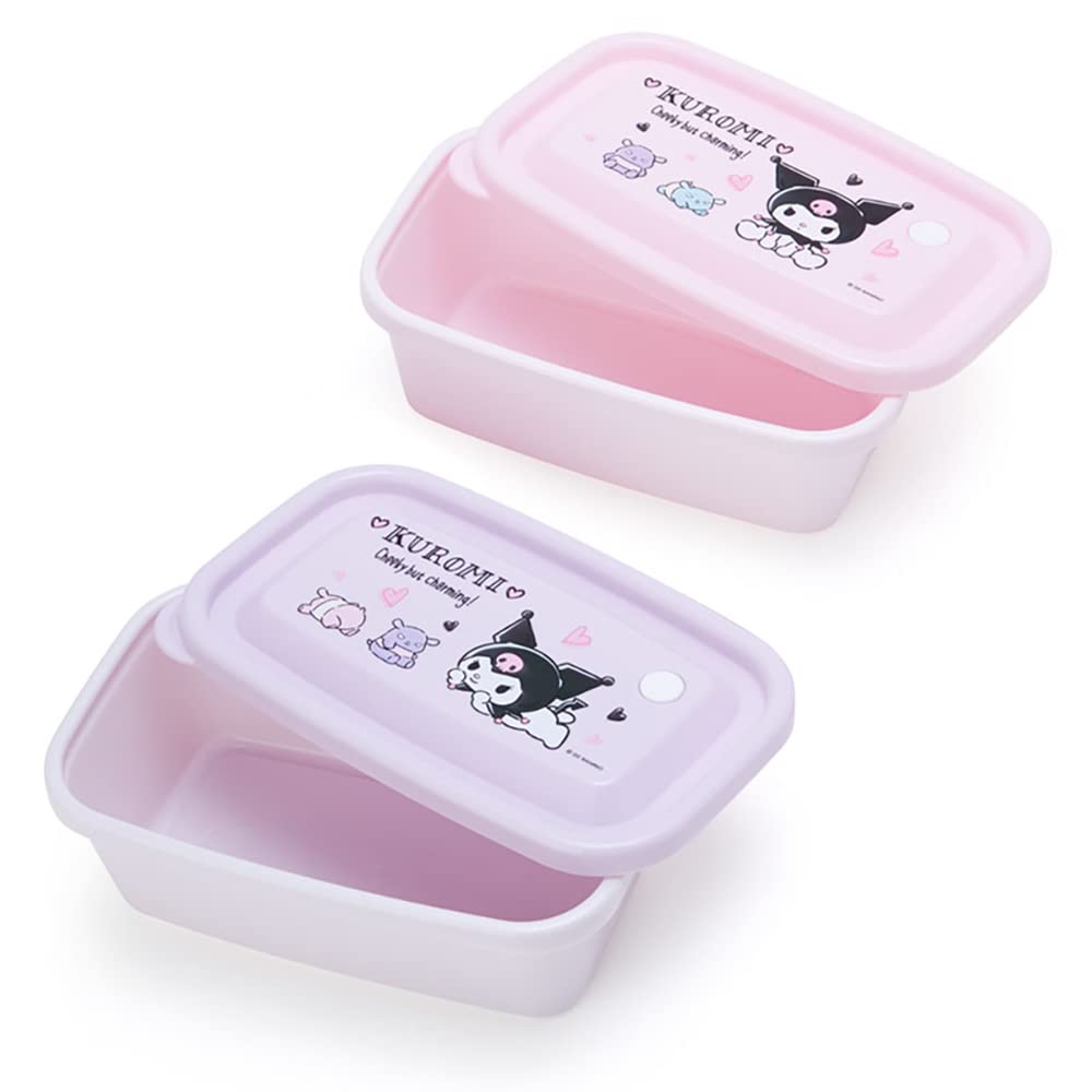 SANRIO - Food Storage Container Kuromi - 2 Pcs- Japan Figure Store - #1 Bring To You The Best Japanese Goods