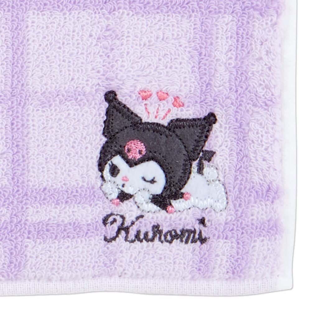 SANRIO Petit Towel Plaid Kuromi- Japan Figure Store - #1 Bring To You The Best Japanese Goods
