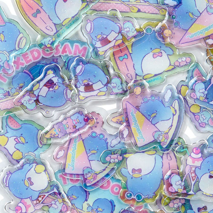 SANRIO Summer Sticker Pack Clear Tuxedo Sam- Japan Figure Store - #1 Bring To You The Best Japanese Goods