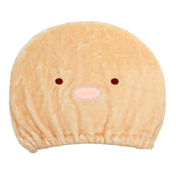 San-X Sumikko Gurashi Towel Cap 3 Tonkatsu Japan Kids After Bath Swimming Pool Santa 322648- Japan Figure Store - #1 Bring To You The Best Japanese Goods