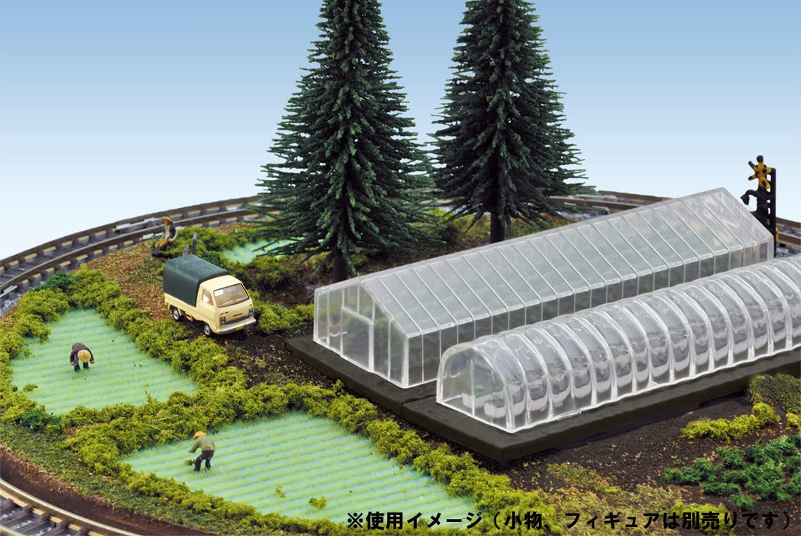 TOMYTEC Komono 065-3 Vinyl House 3 Green House Set N Scale- Japan Figure Store - #1 Bring To You The Best Japanese Goods