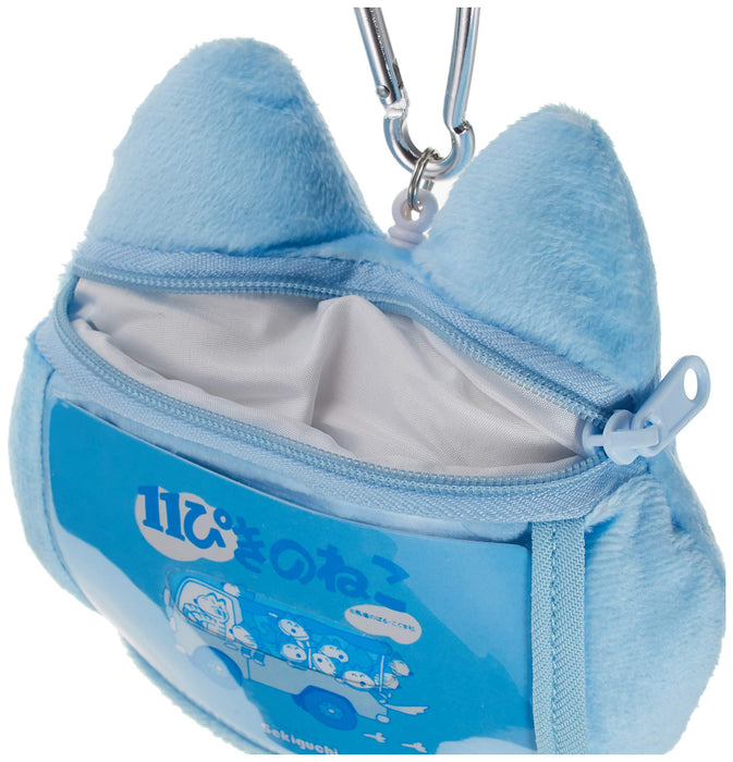 Sekiguchi Pikinoneko 11 Inch Blue Pass Case with Reel - 535200- Japan Figure Store - #1 Bring To You The Best Japanese Goods