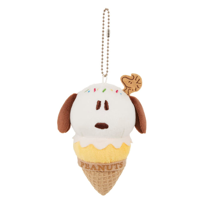 Sekiguchi Snoopy Double Ice Cafe Sweets Mascot Keychain 685134- Japan Figure Store - #1 Bring To You The Best Japanese Goods