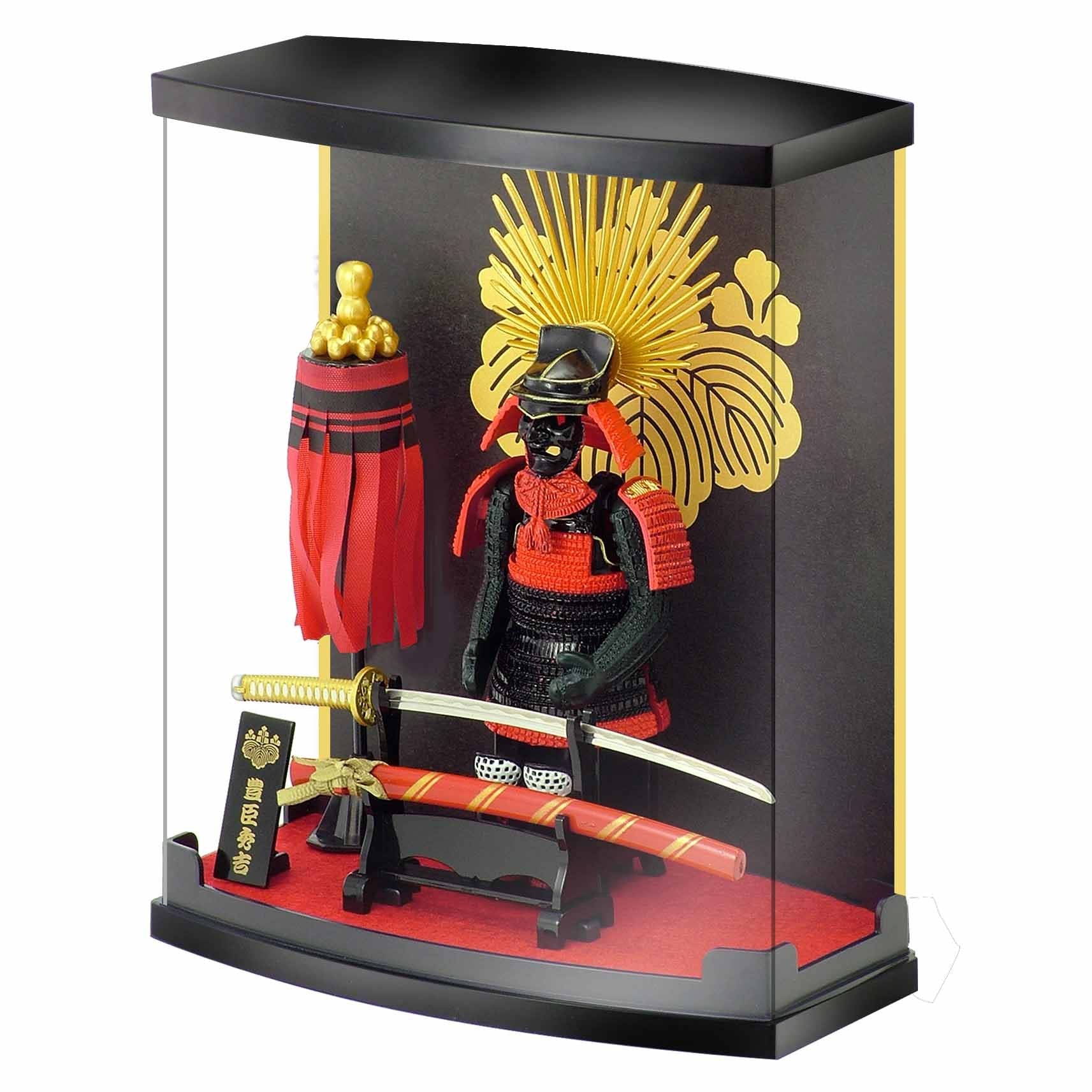Meister Japan Sengoku Warlord Armor Figure A-12 Toyotomi W/ Sword & Case- Japan Figure Store - #1 Bring To You The Best Japanese Goods