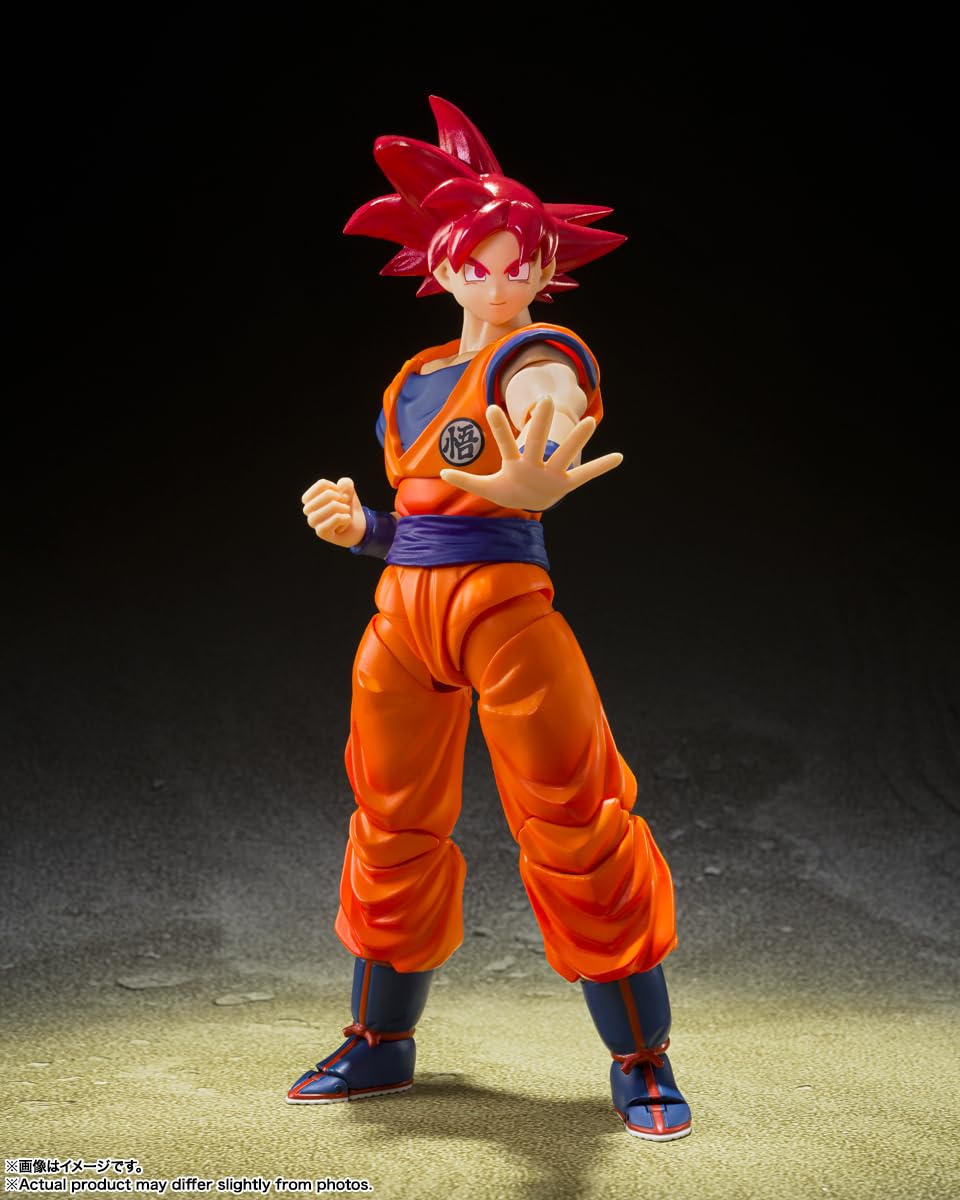Sh Figuarts Dragon Ball Super SSG Goku | Bandai Spirits | 140mm PVC Figure- Japan Figure Store - #1 Bring To You The Best Japanese Goods