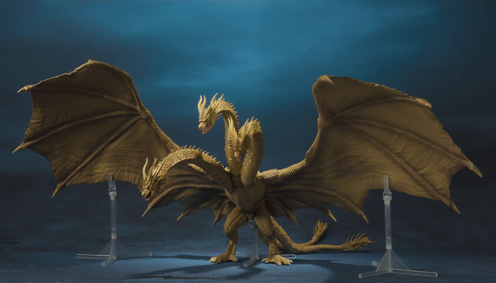Sh Monster Arts Godzilla King Ghidorah (2019) About 250Mm Abs Pvc Painted Action Figure- Japan Figure Store - #1 Bring To You The Best Japanese Goods