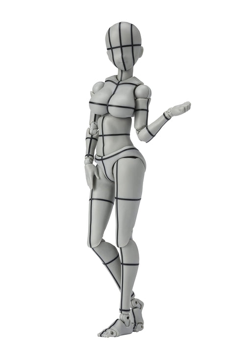 BANDAI S.H. Figuarts Body Chan -Kentaro Yabuki- Wireframe Gray Color Ver. Figure- Japan Figure Store - #1 Bring To You The Best Japanese Goods