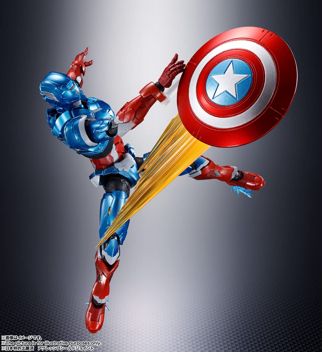 BANDAI S.H. Figuarts Captain America Figure Avengers: Tech-On- Japan Figure Store - #1 Bring To You The Best Japanese Goods