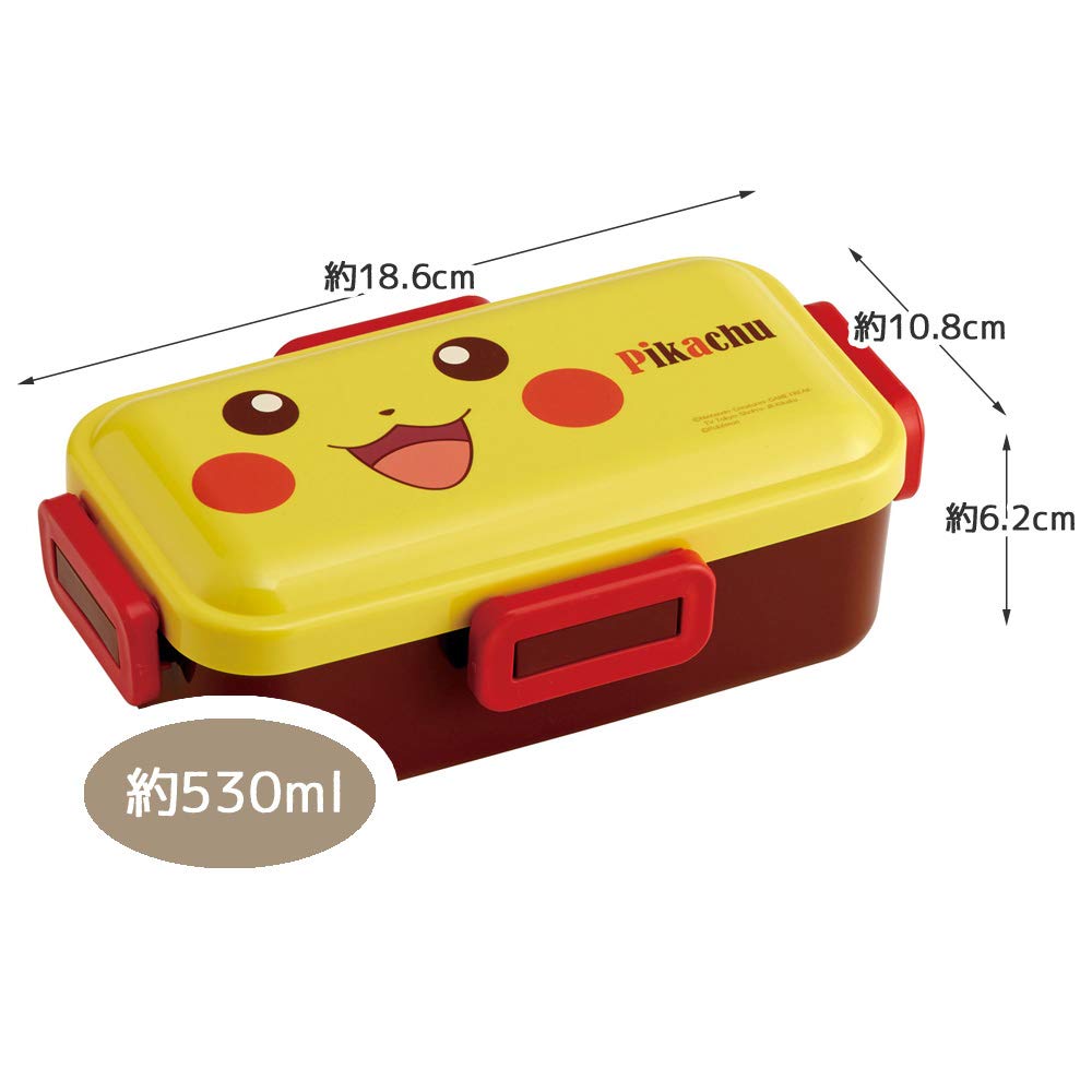 SKATER Pokemon Pikachu Lunch Box 530Ml- Japan Figure Store - #1 Bring To You The Best Japanese Goods