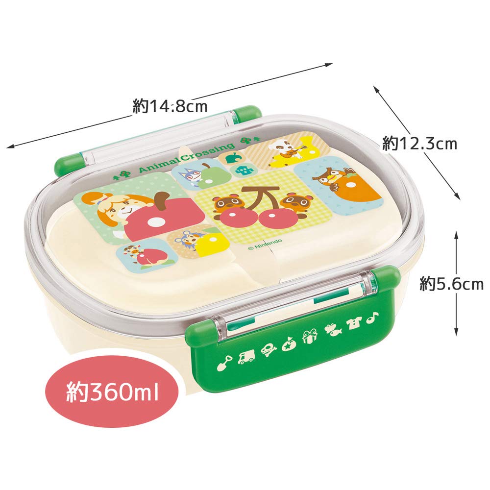 SKATER Animal Crossing Antibacterial Tight Lunch Box 360Ml- Japan Figure Store - #1 Bring To You The Best Japanese Goods