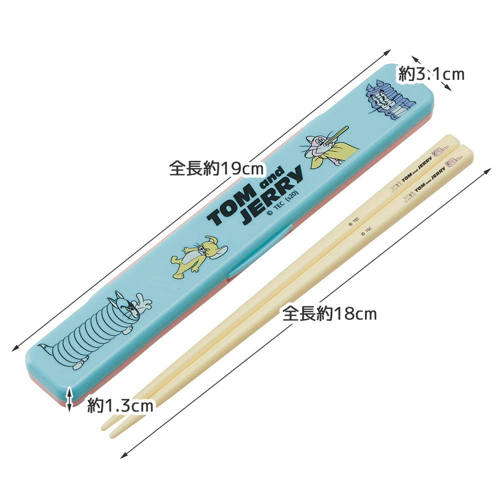 SKATER Tom And Jerry Antibacterial Chopsticks Box Set- Japan Figure Store - #1 Bring To You The Best Japanese Goods