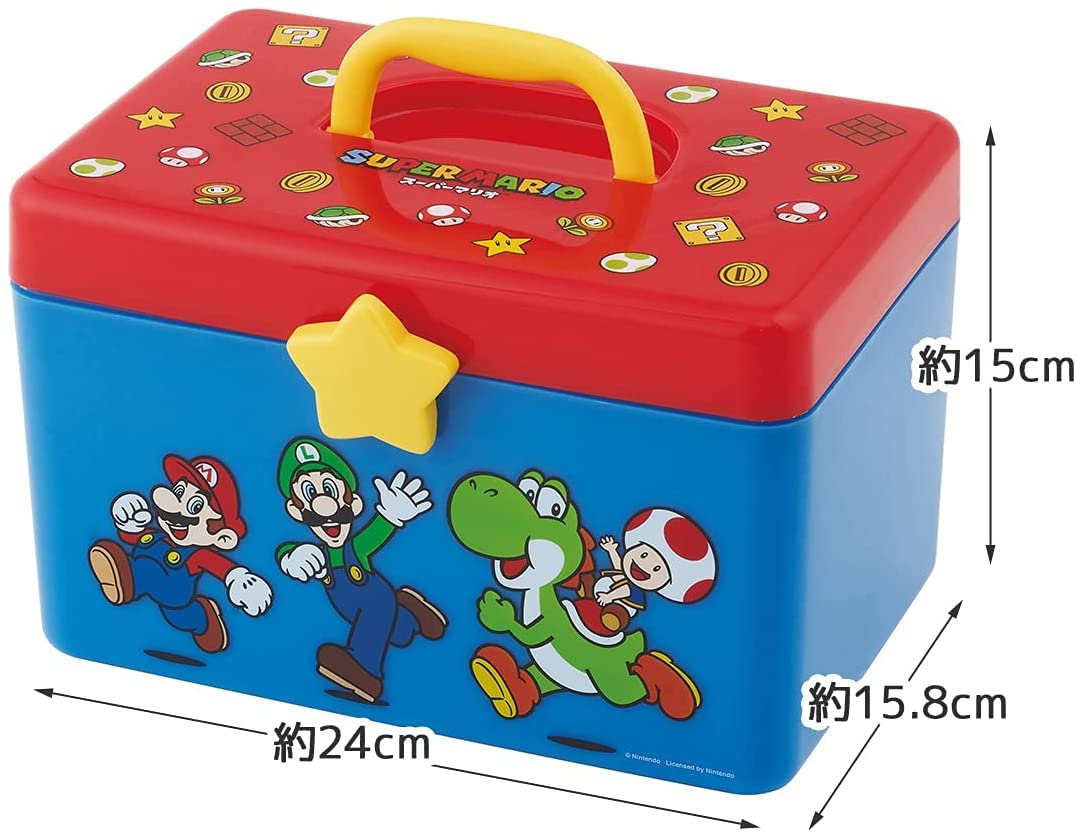 Skater Handle Storage Box Super Mario Bo5-A- Japan Figure Store - #1 Bring To You The Best Japanese Goods