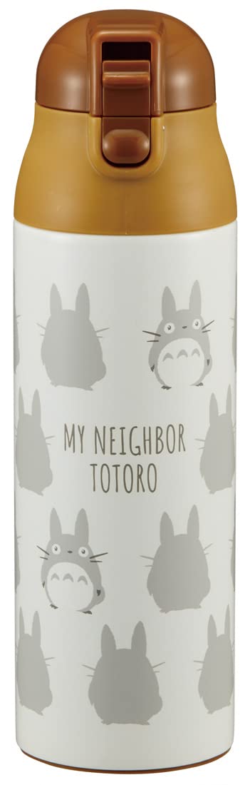 Skater Mug Bottle 490Ml Thermal Insulated Stainless Steel Water Bottle My Neighbor Totoro Silhouette Ghibli Sdpc5-A- Japan Figure Store - #1 Bring To You The Best Japanese Goods