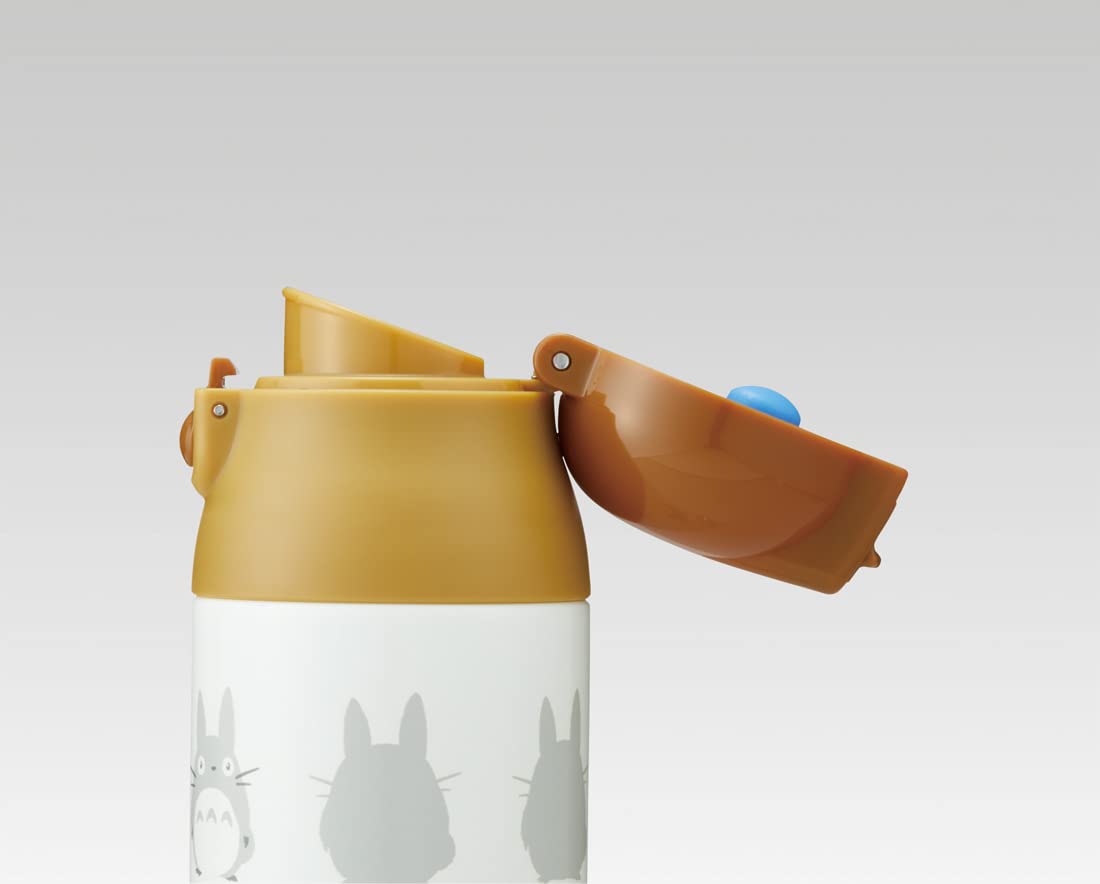Skater Mug Bottle 490Ml Thermal Insulated Stainless Steel Water Bottle My Neighbor Totoro Silhouette Ghibli Sdpc5-A- Japan Figure Store - #1 Bring To You The Best Japanese Goods