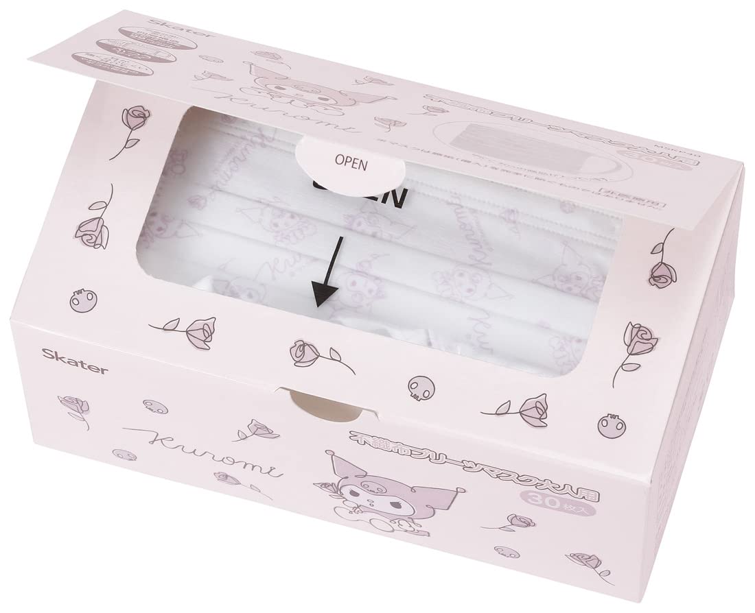 SKATER Kuromi Mask 30 Pcs- Japan Figure Store - #1 Bring To You The Best Japanese Goods