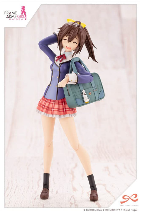 KOTOBUKIYA - 1/10 Sousai Shoujo Teien X Frame Arms Girl Ao Gennai 'Wakaba Girl'S High School Winter Clothes' Plastic Model- Japan Figure Store - #1 Bring To You The Best Japanese Goods