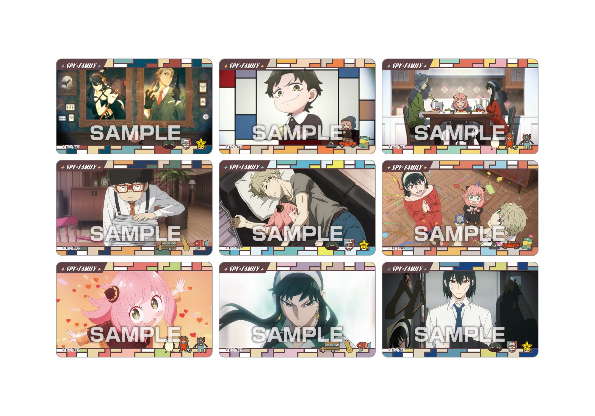 ENSKY Spy X Family Deco Sticker Vol.2 20Pcs Box- Japan Figure Store - #1 Bring To You The Best Japanese Goods