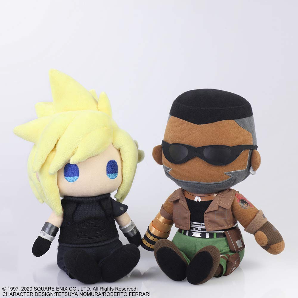Square Enix FFVII Remake Plush Cloud Strife W140xD130xH215mm- Japan Figure Store - #1 Bring To You The Best Japanese Goods