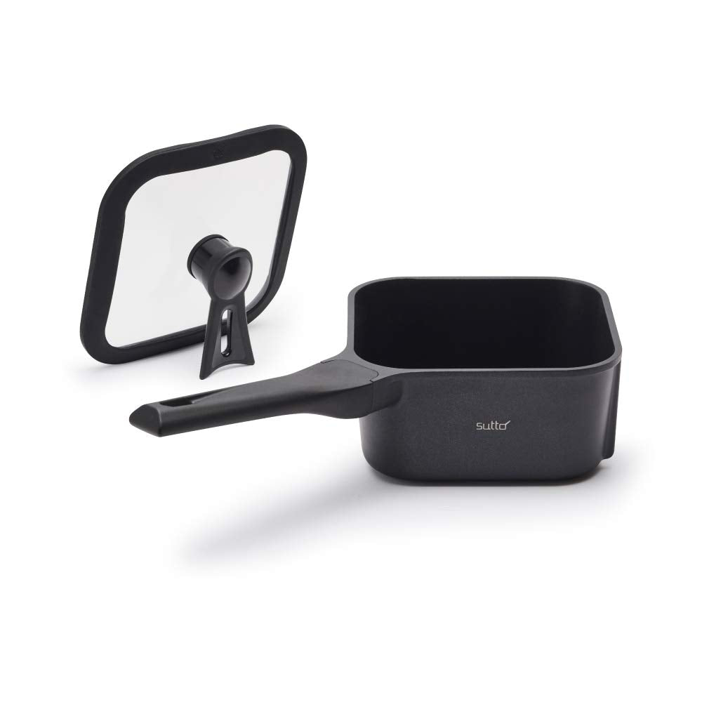 Doshisha Japan 16X8Cm Black Deep Square Frying Pan Sutto- Japan Figure Store - #1 Bring To You The Best Japanese Goods