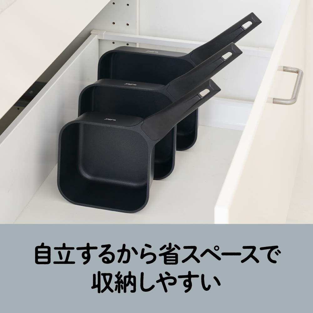 Doshisha Japan 18X6Cm Black Deep Square Frying Pan Sutto- Japan Figure Store - #1 Bring To You The Best Japanese Goods