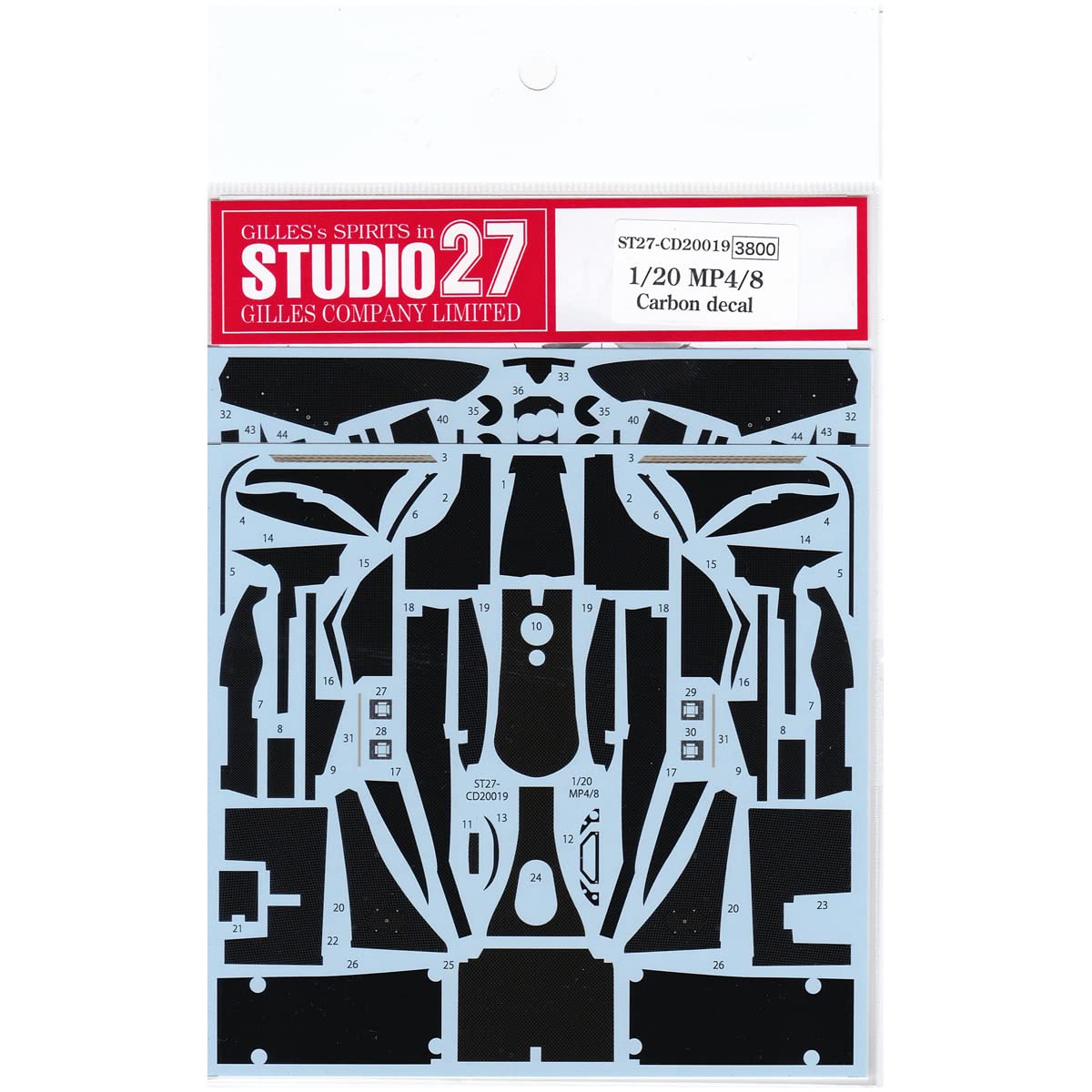 Studio27 St27 Cd20019 Mc Laren Mp4 / 8 Decal For Fujimi 1/20 Scale Car Decal- Japan Figure Store - #1 Bring To You The Best Japanese Goods